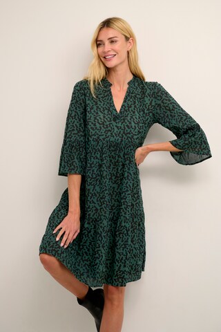 Robe 'Edita' Kaffe en vert : devant