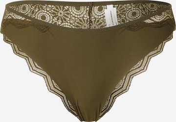 PASSIONATA Thong 'GEORGIA' in Green: front