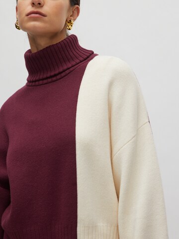 EDITED Sweter 'Laren' w kolorze brązowy