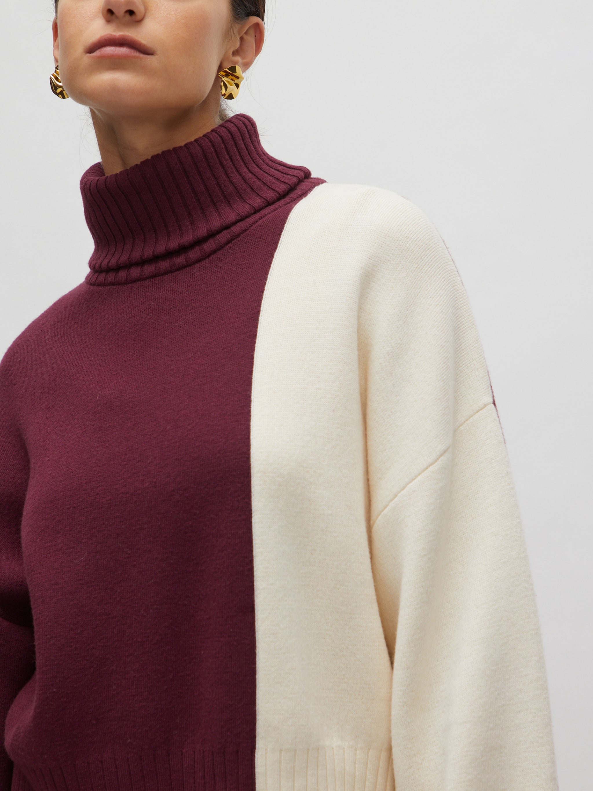 EDITED Produkte Pullover 'Laren' dunkelbraun