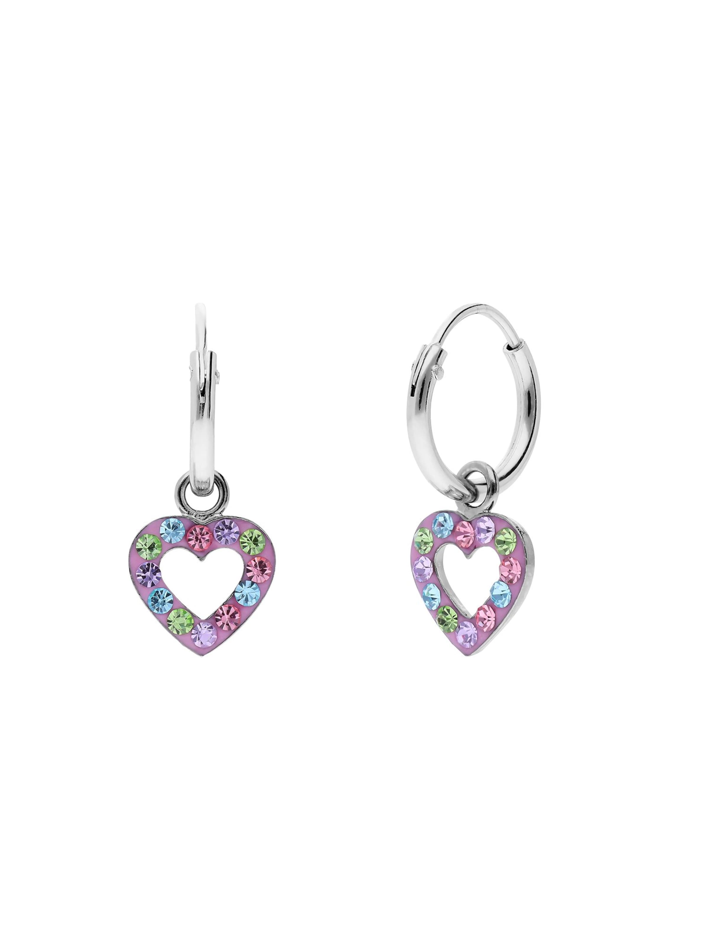 Lucardi Boucles d'oreilles en Onesize en argent, Vue avec produit