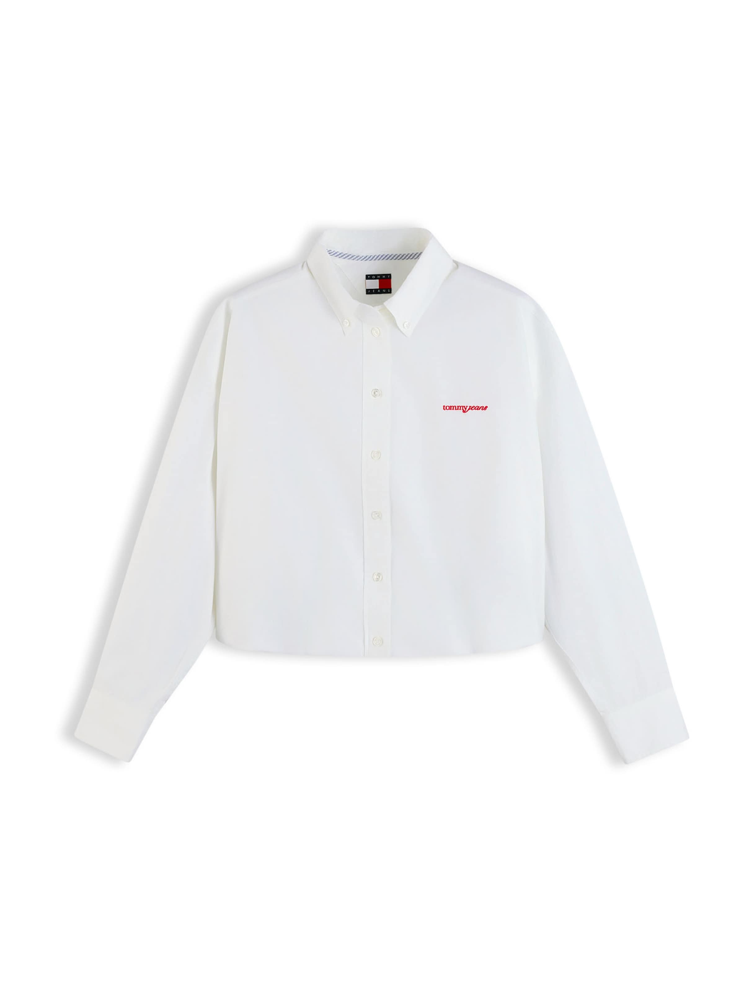 Tommy Jeans Bluse i hvid: forside