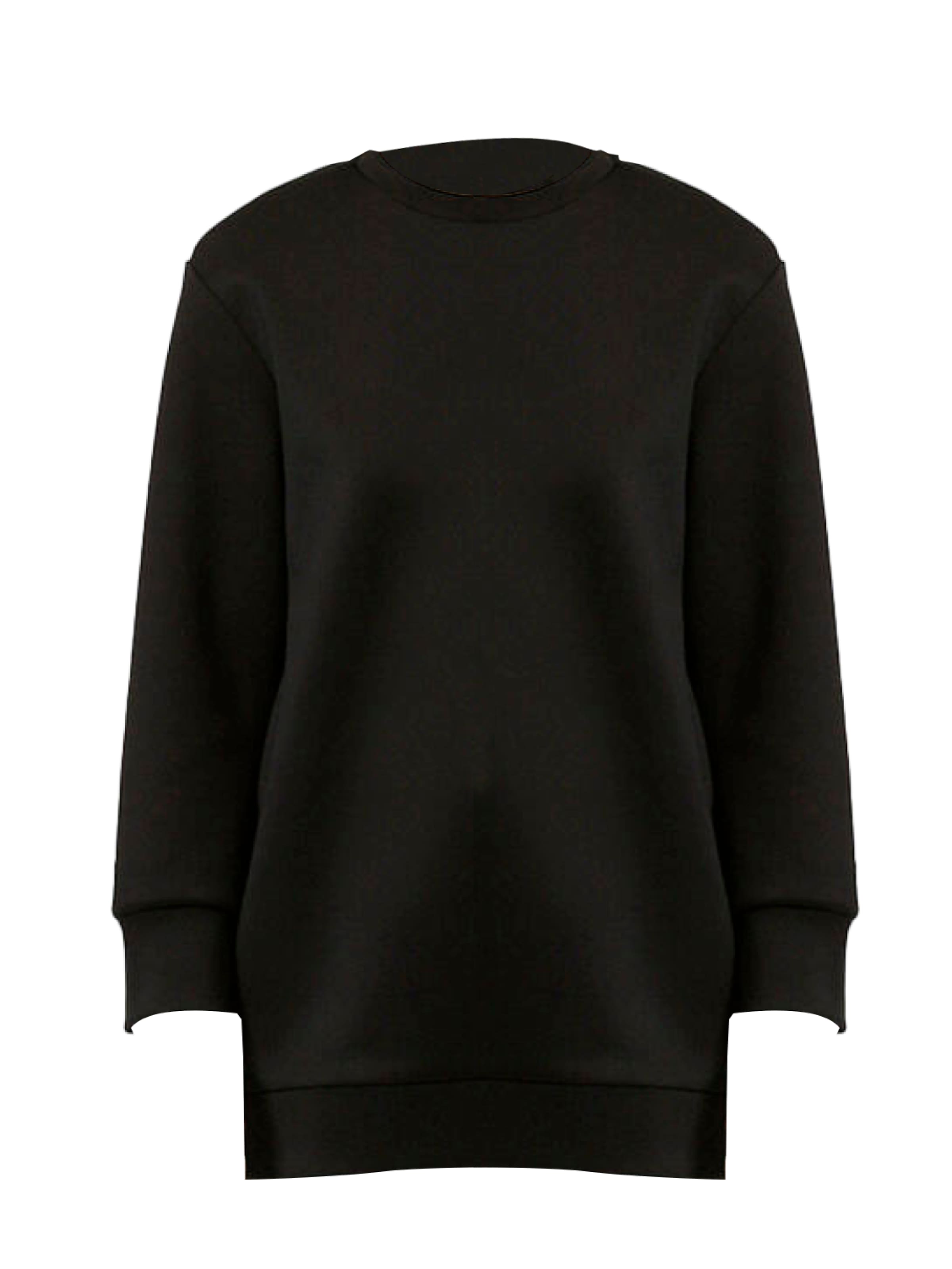Touche Prive Sweatshirt in Black: front
