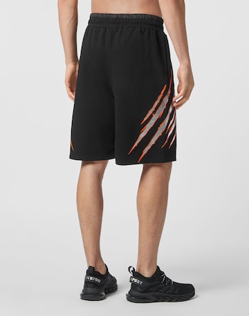 Plein Sport Loose fit Trousers 'Scratch' in Black