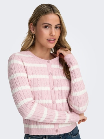 ONLY Knit cardigan 'ONLKATIA' in Pink