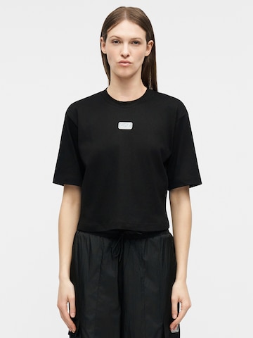 juoda EA7 Emporio Armani Marškinėliai: priekis