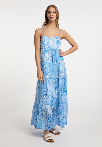 IZIA - Vestido de verano en azul: frente