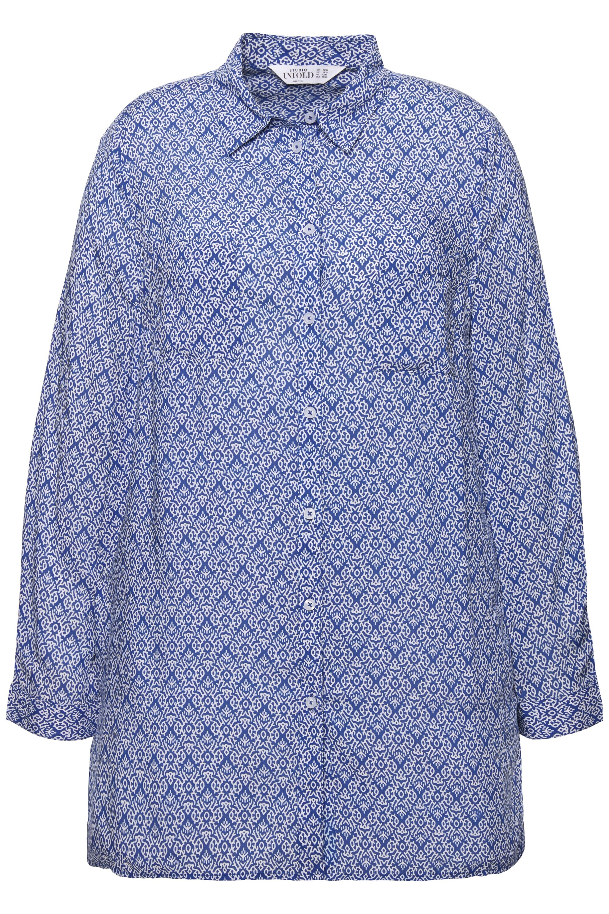 Studio Untold Blouse in Blue: front