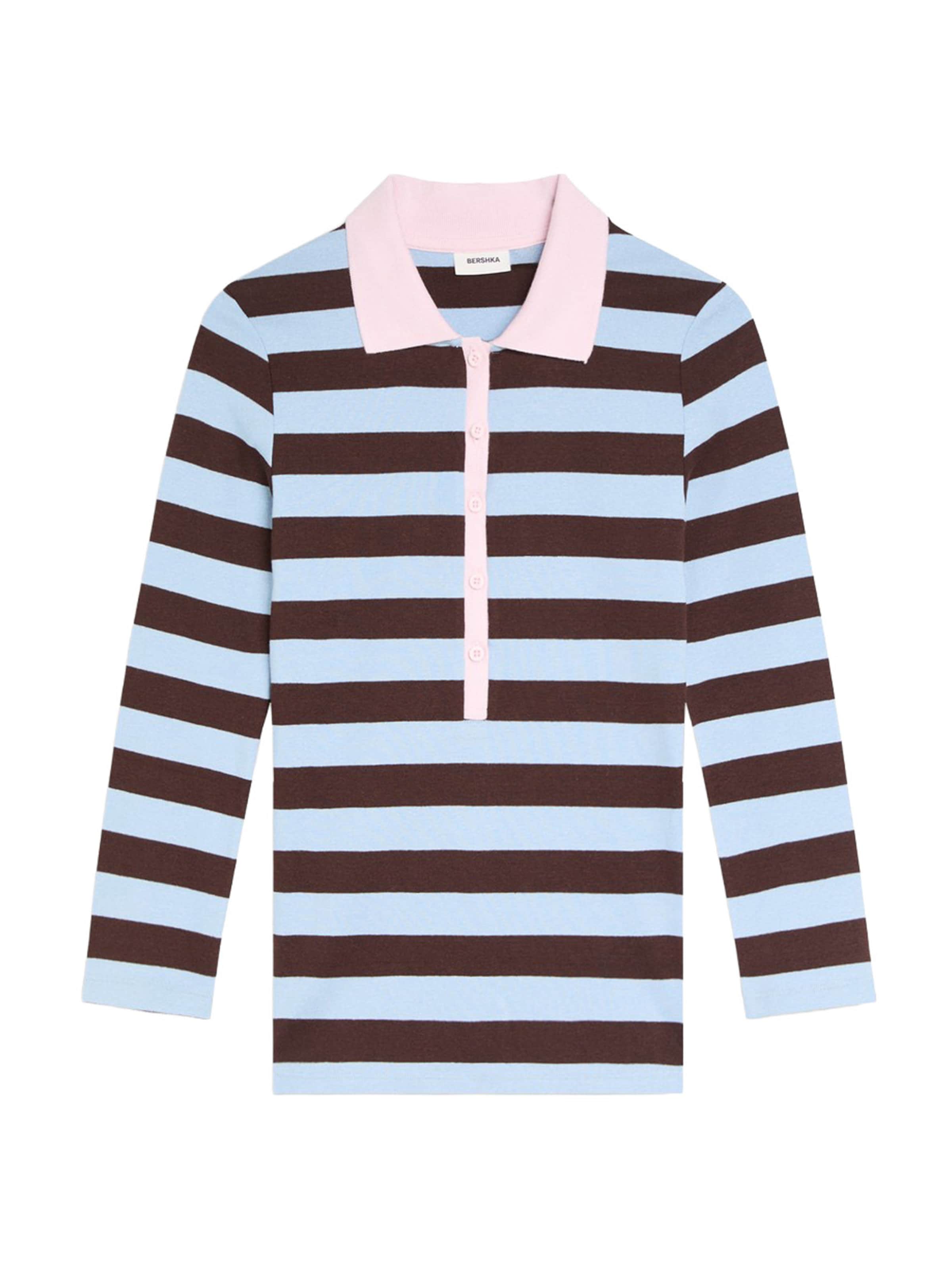 Bershka Shirt in Brown: front