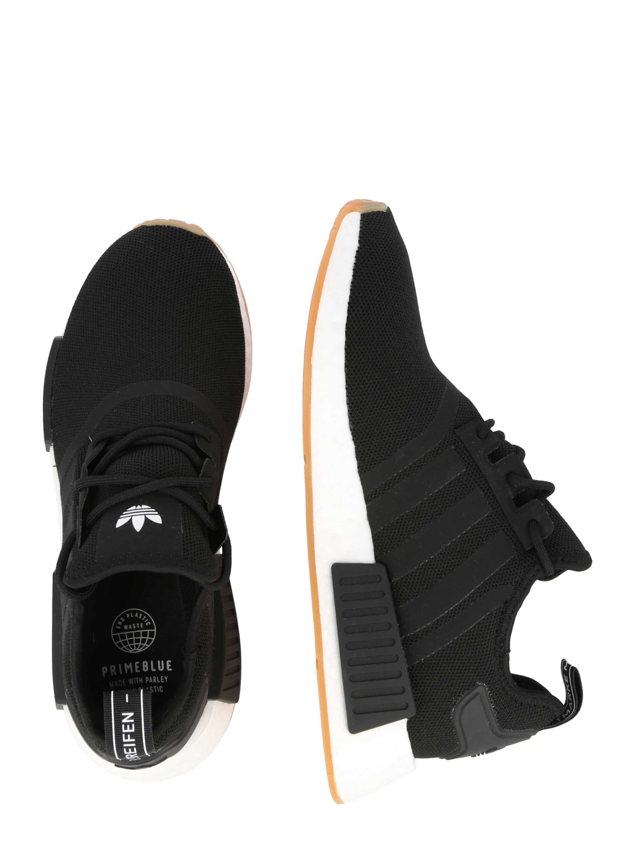 Sneaker bassa 'Nmd_R1 Primeblue' di ADIDAS ORIGINALS in nero