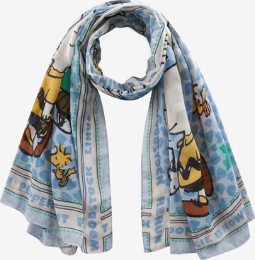 CODELLO Scarf 'Peanuts' in Blue: front