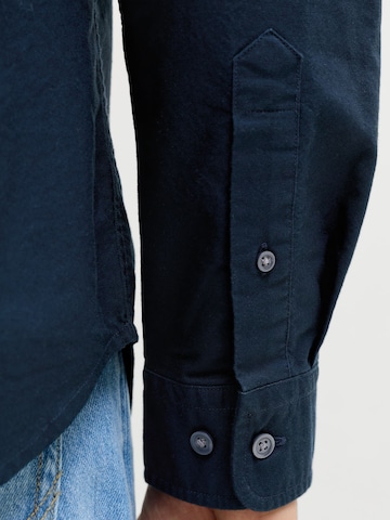 JACK & JONES Regular fit Zakelijk overhemd 'JJEHarvey' in Blauw