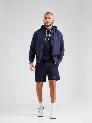 Champion Authentic Athletic Apparel Szabványos Nadrág - kék