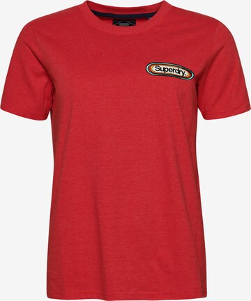 Superdry Shirt 'Vintage Core' in Rood: voorkant