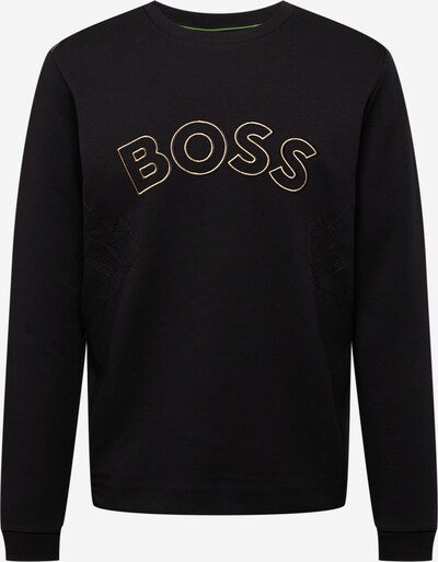 BOSS Green Sweatshirt 'Salbo' i guld / svart, Produktvy