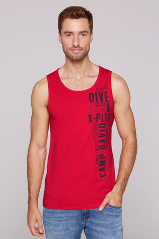 CAMP DAVID Shirt in Rot: Vorderseite