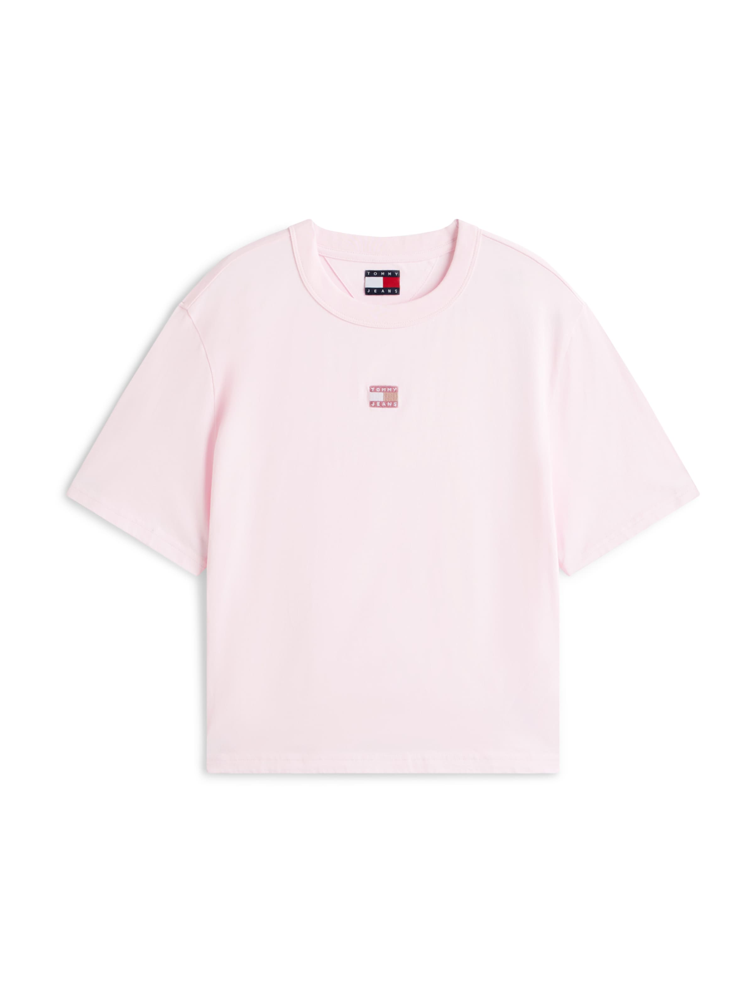 Tommy Jeans Футболка в Ярко-розовый: спереди