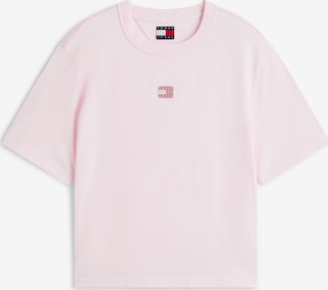 Tommy Jeans Футболка в Ярко-розовый: спереди