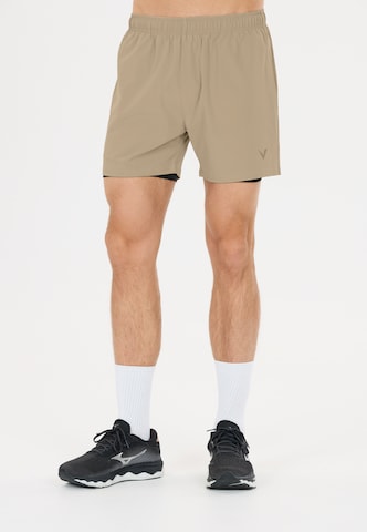 Virtus Regular Workout Pants 'Zayne V2' in Beige: front