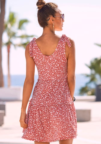 BEACH TIME Summer Dress in Red