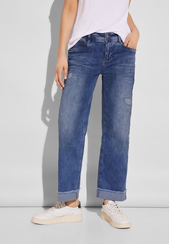 STREET ONE Loosefit Jeans in Blau