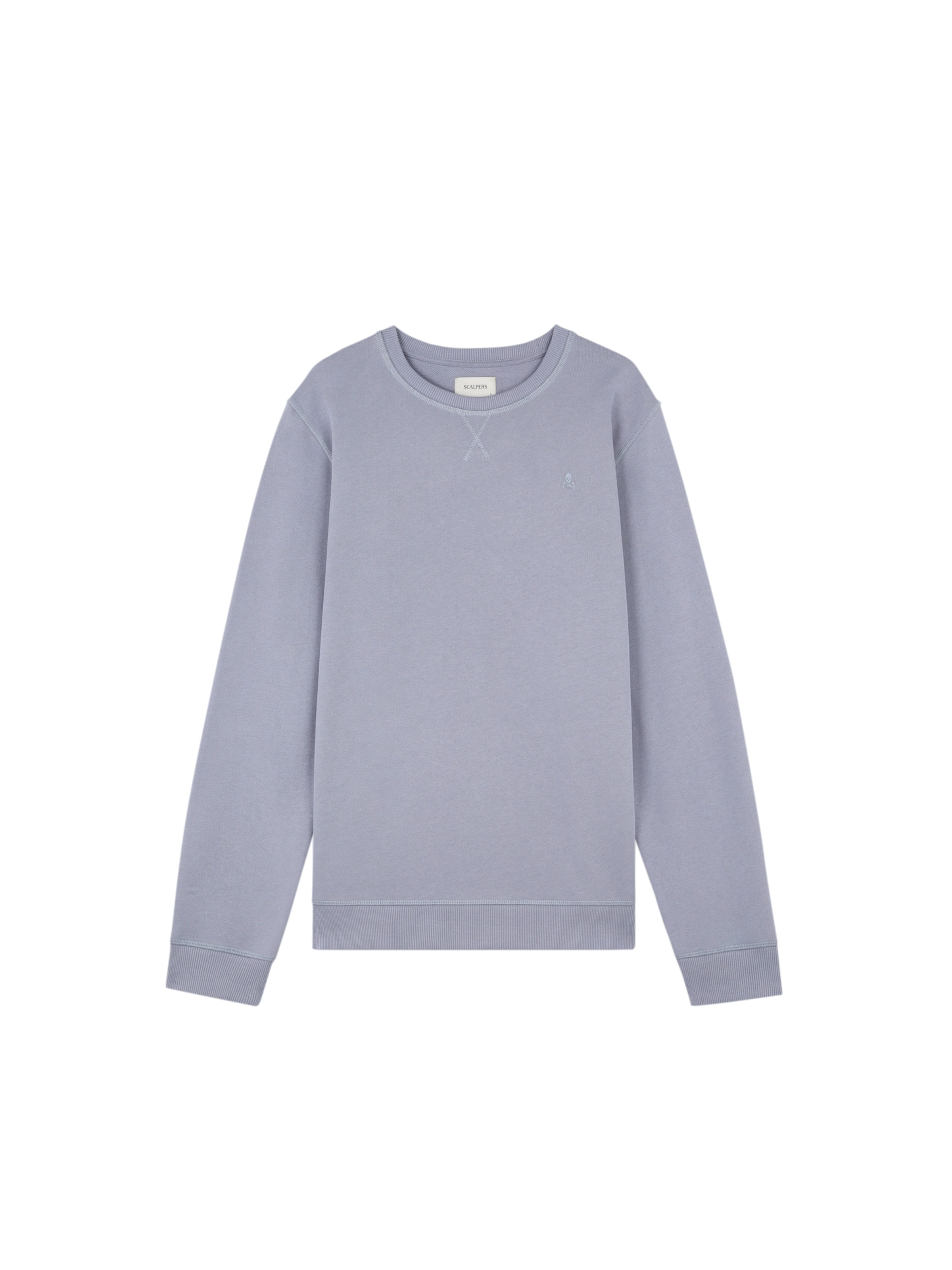Sweat-shirt Scalpers en bleu : devant
