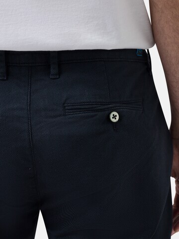 PIERRE CARDIN Tapered Hose 'Futureflex Lyon' in Blau