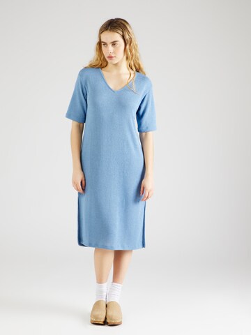 Robes en maille 'EDDIE' VERO MODA en bleu : devant