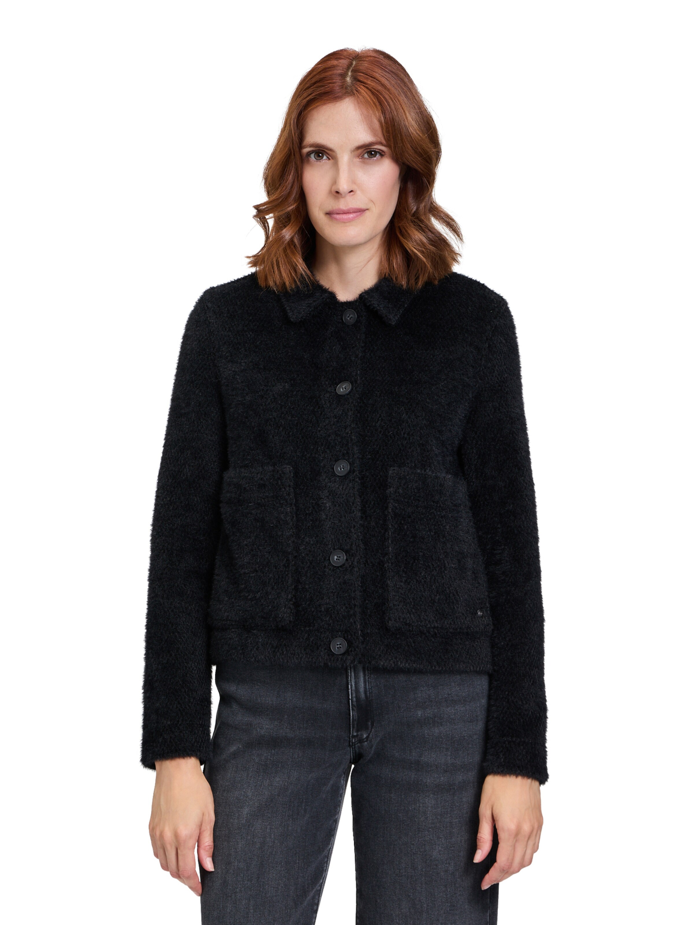 Giacca di mezza stagione di Betty & Co in nero: frontale