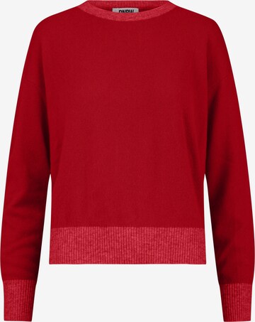 Rainbow Cashmere Sweater in Red: front