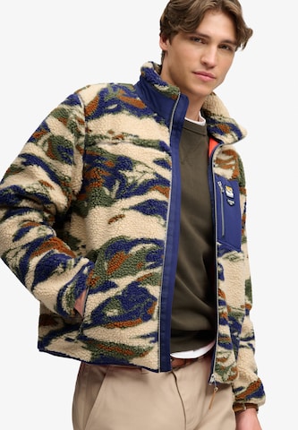 žalia Superdry & Co Flisinis džemperis 'TERRAIN'