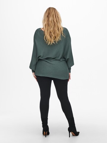 ONLY Carmakoma Sweater 'Adaline' in Green