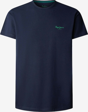 Pepe Jeans T-Shirt in Blau: Vorderseite