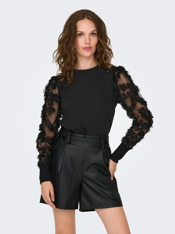 Jaqueline de Yong Sweatshirt 'Fairview' in Black: front