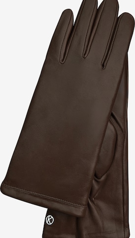 KESSLER Fingerhandschuhe in Braun: Vorderseite