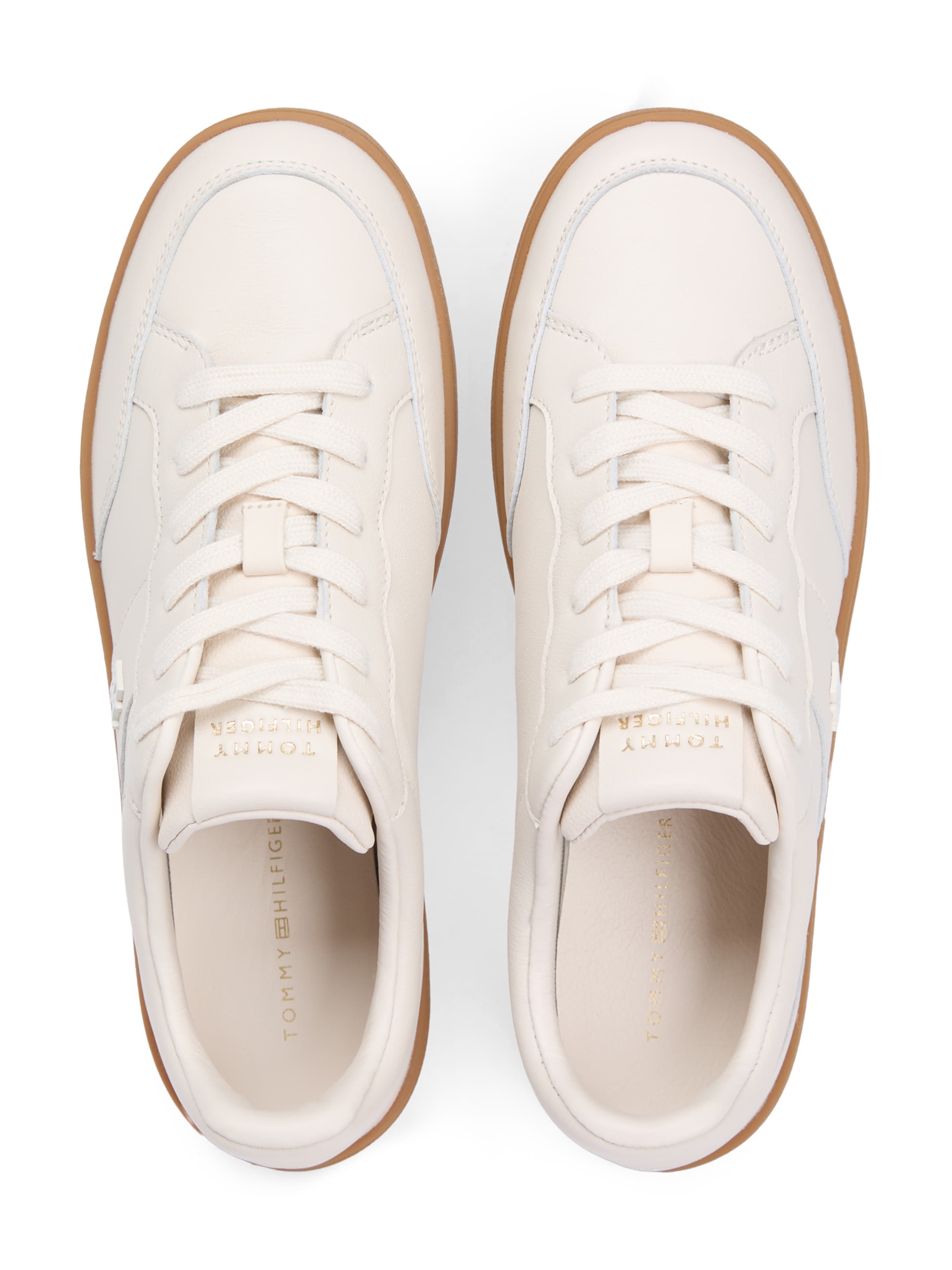 Sneaker low 'Heritage Court' de la TOMMY HILFIGER pe bej
