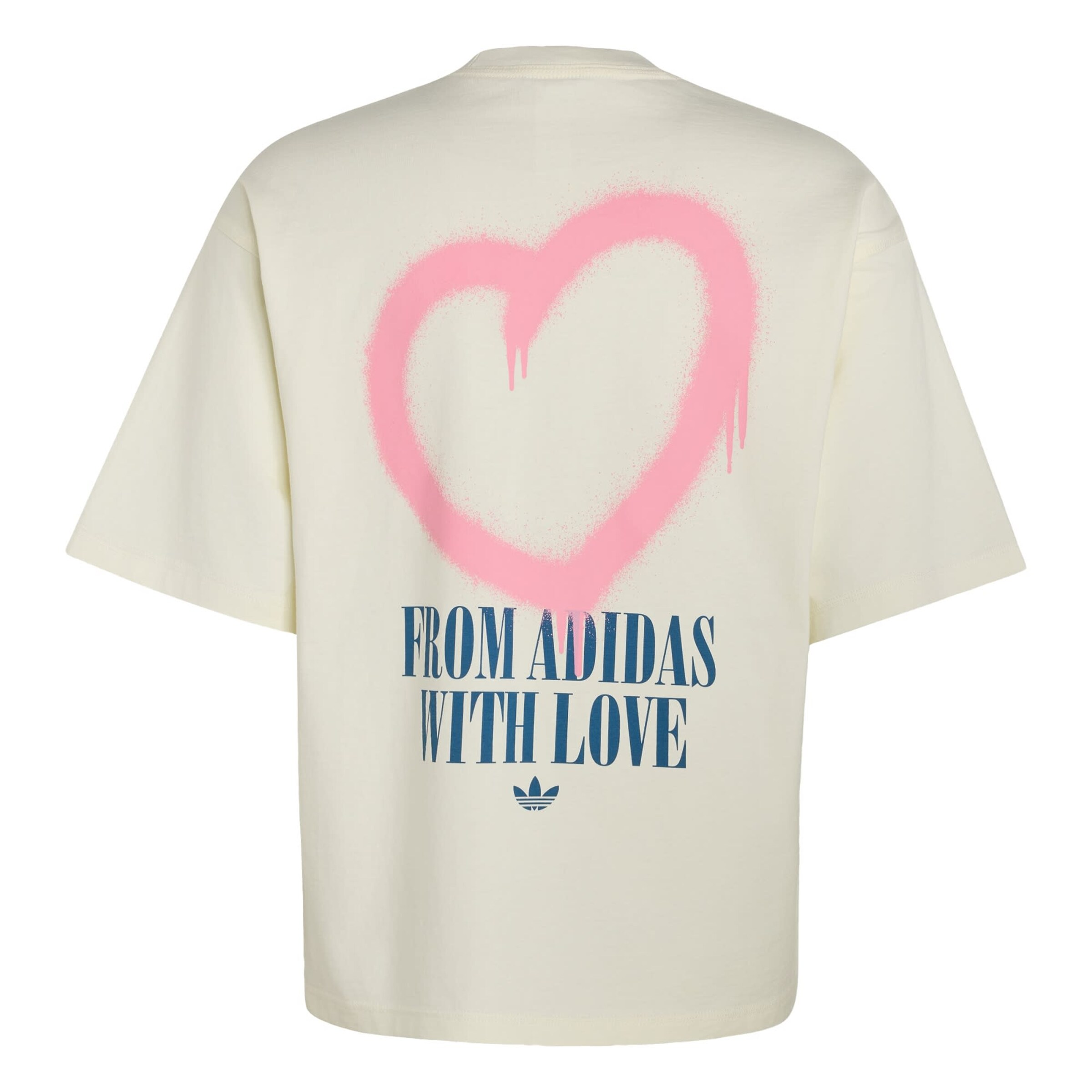 ADIDAS ORIGINALS - Camiseta 'V-Day Big Heart' en blanco