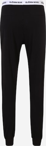 BJÖRN BORG Regular Workout Pants in Black