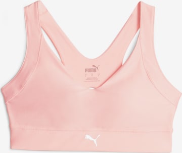 PUMA Bustier Sport bh in Roze: voorkant