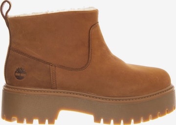 TIMBERLAND Støvler 'Stone Street Mid Warm Lined Boot Rust Nubuck -- Women's Warm-Lined Nubuck Mid Boots' i brun: forside