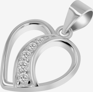 Akzent Pendant '"Nalani" aus 925 Sterlingsilber, rhodiniert, langlebig' in Silver: front