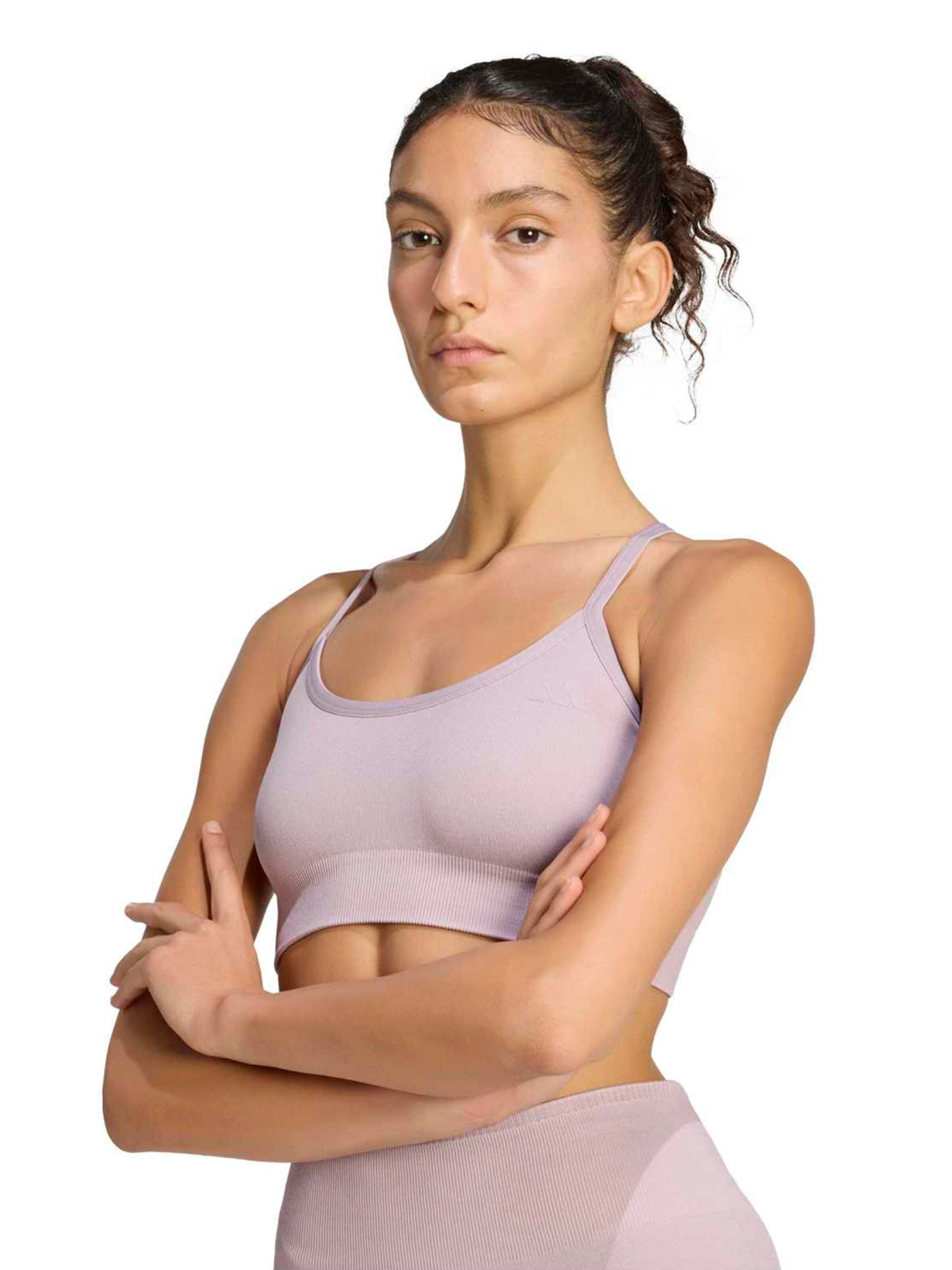ADIDAS PERFORMANCE Bustier Sport bh in Lila