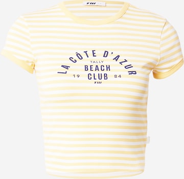 Tally Weijl - Camiseta en amarillo: frente