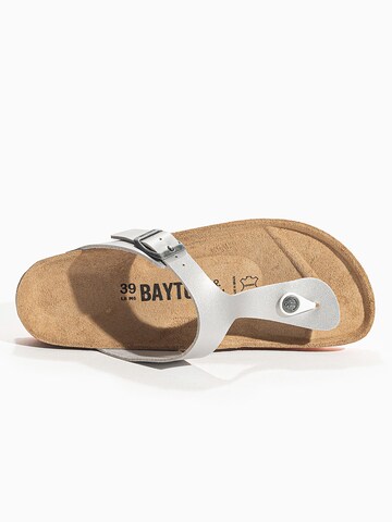 Bayton - Sandalias de dedo 'Suryia' en plata