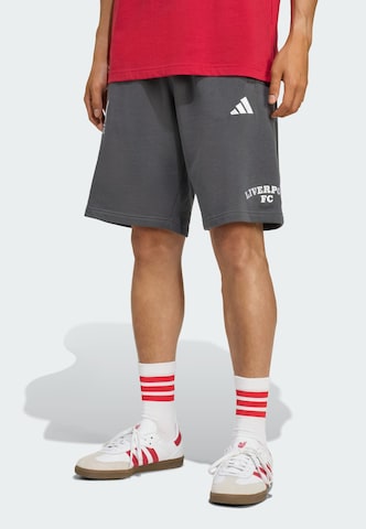 Regular Pantalon 'FC Liverpool US' ADIDAS ORIGINALS en gris : devant