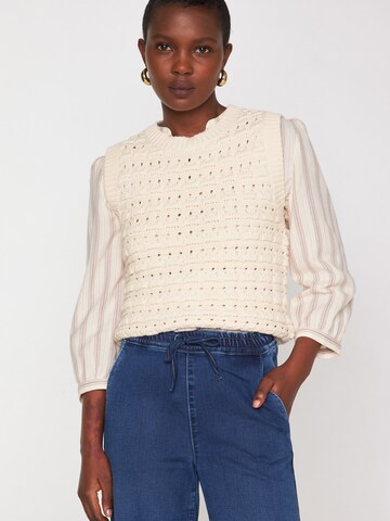 Maison 123 Sweater 'Bianca' in Beige: front