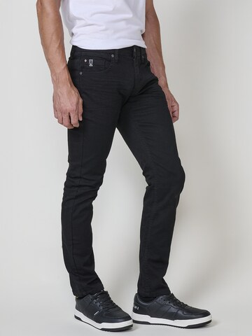 KOROSHI - Regular Calças de ganga em preto