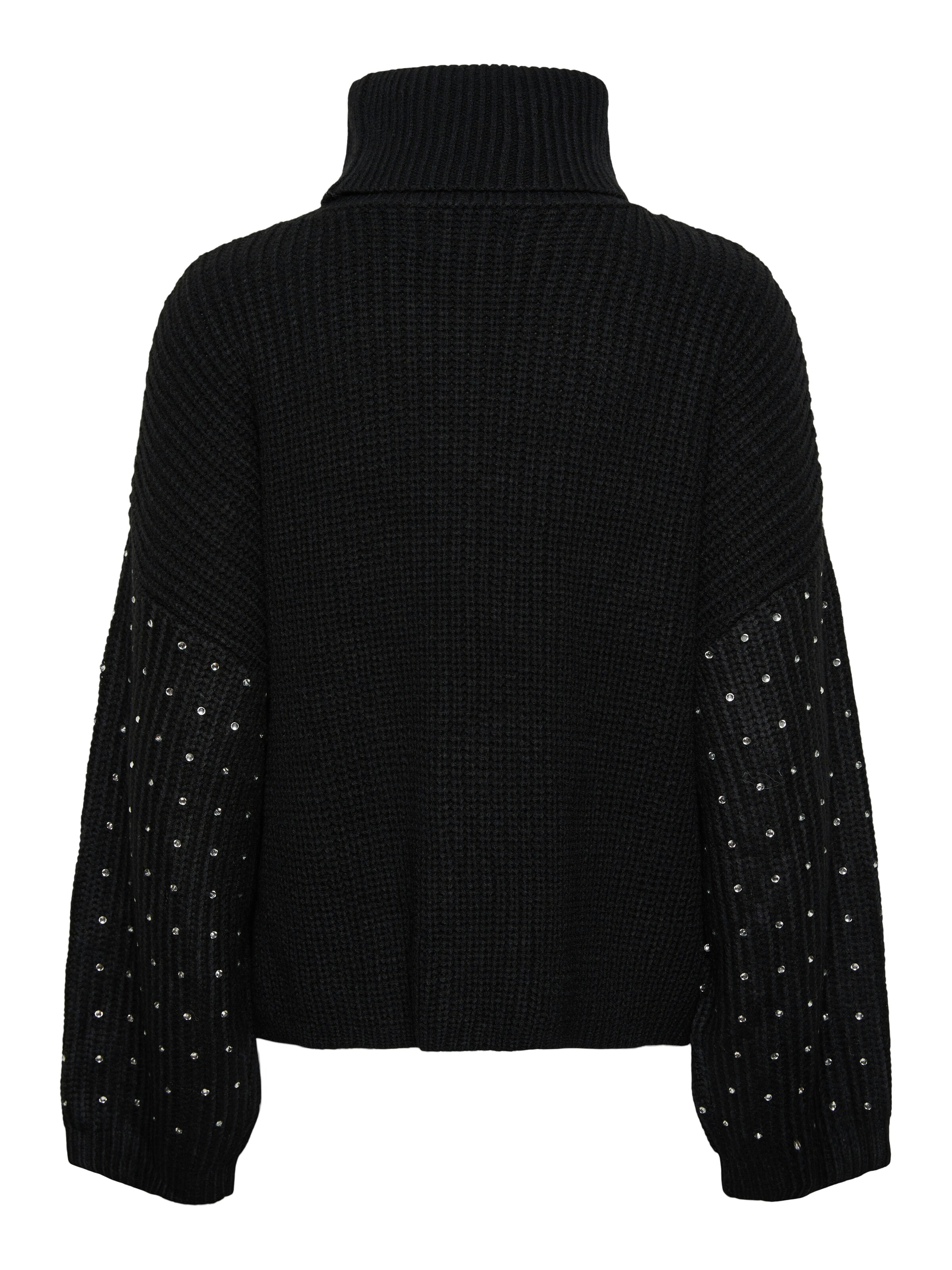 PIECES Trui 'Rayney' in Zwart: voorkant