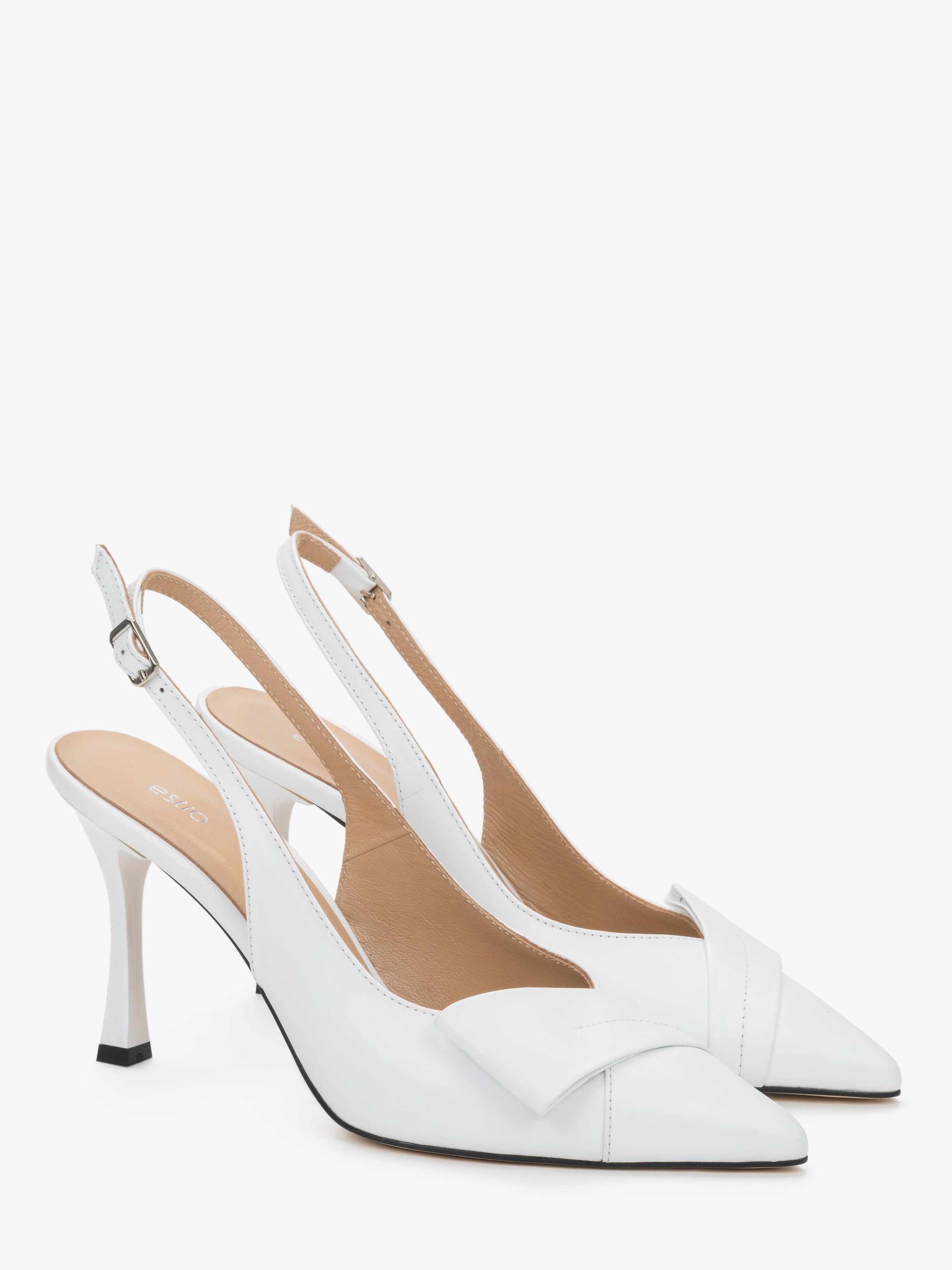 Estro - Zapatos destalonado '308-5017' en blanco