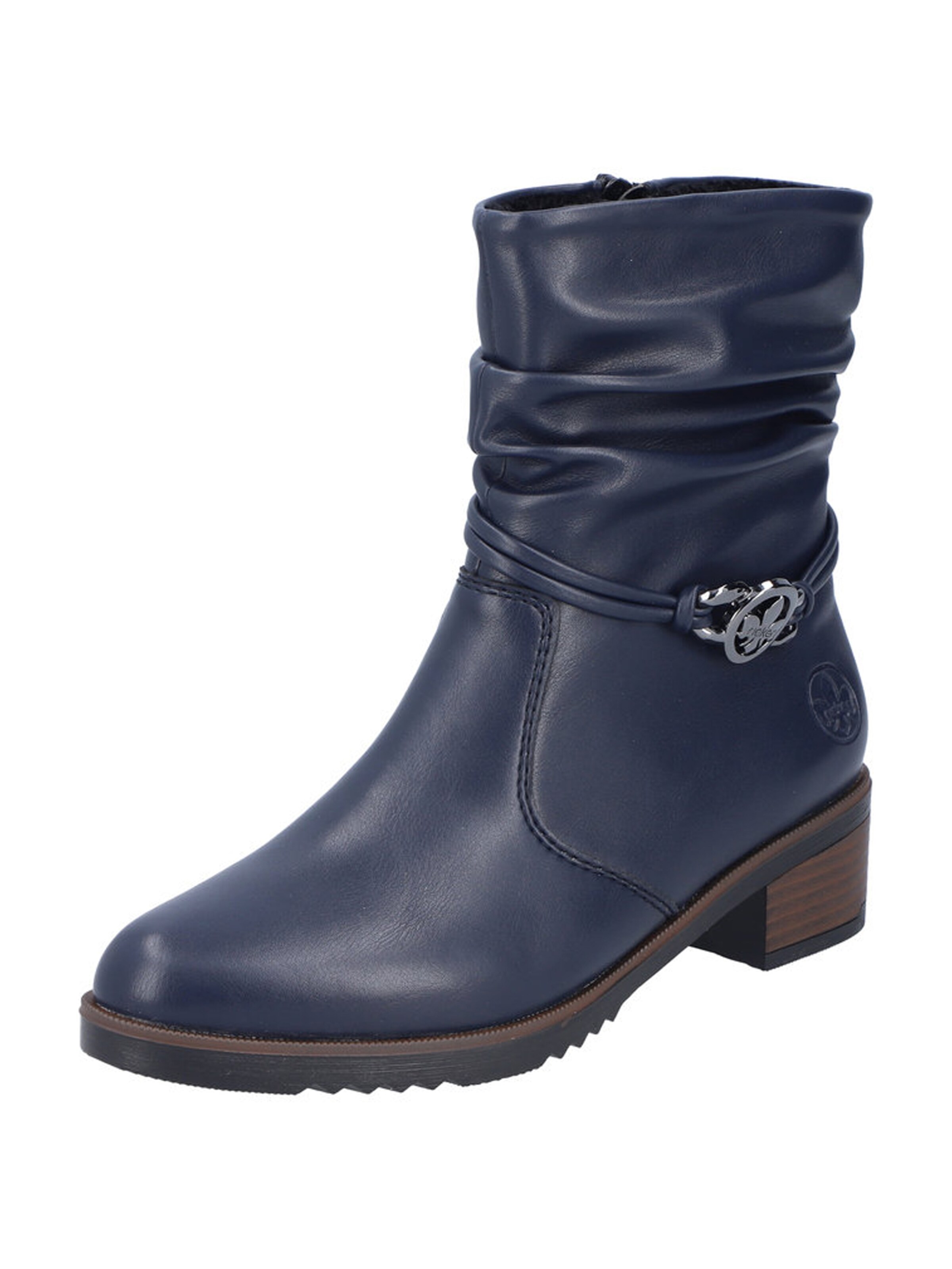 Rieker Ankle Boots in Blue: front